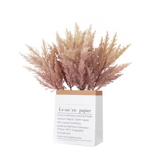 AF1112 plantes artificielles d'automne décoration de la maison, colle douce feuilles d'astilbe branche de Nephila plante pour la décoration de mariage - Product Image 5