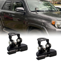 Supports de montage universels pour phares LED de 3 pouces, adaptateur de phare antibrouillard en acier robuste pour camion tout-terrain, SUV, ATV, UTV, noir, 2 pièces/ensemble