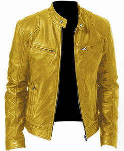 <span class=keywords><strong>Chaqueta</strong></span> de <span class=keywords><strong>Invierno</strong></span> para <span class=keywords><strong>Hombre</strong></span>, Nueva, con Cierre, Cuello Alto, de <span class=keywords><strong>Cuero</strong></span>, Talla Grande, a la Moda - Product Image 4