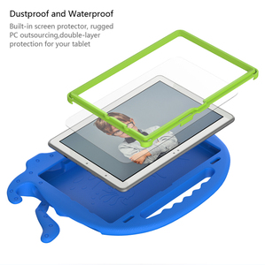 Pour <span class=keywords><strong>Amazon</strong></span> Kindle Fire HD 10 2021 étui étanche pour enfants poignée en mousse EVA souple housse de <span class=keywords><strong>tablette</strong></span> robuste avec bandoulière protecteur d'écran - Product Image 6