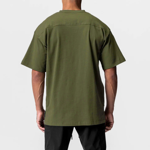 T-Shirt Sportiva da Uomo in Cotone con Logo Personalizzato, Nuovo Design, Vestibilità Ampia per Corsa, Fitness e Palestra - Product Image 2