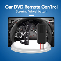 Contrôleur de volant sans fil Podofo, boutons de navigation DVD, accessoire de voiture pour autoradio stéréo