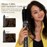 Outils de coiffage ioniques BLDC haute vitesse 8-en-1, multi-styler, brosse soufflante à air chaud, sèche-cheveux