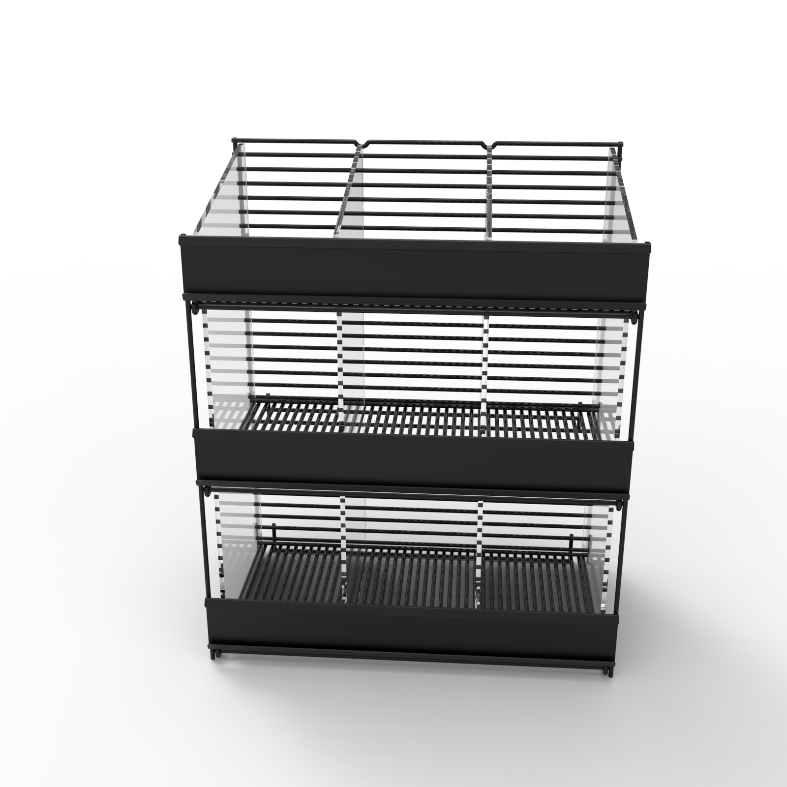 Apache Customized Metal Foldable Iron Wire Countertop Electronic Display Stand for Shopping Mall Stores — view 3