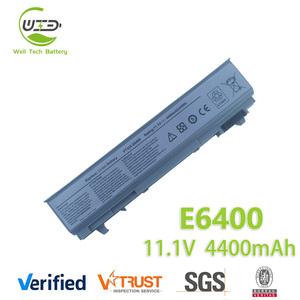 Batterie d'ordinateur portable de haute qualité PT434 KY265 312-0748 312-0749 pour <span class=keywords><strong>Dell</strong></span> Latitude E6400 E6500 E8400 E6410 E6510 Precision M2400 <span class=keywords><strong>M4400</strong></span> - Product Image 1