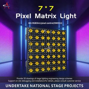JZ49L 7x7 Pixel RGBW <strong>LED</strong> Pixel Matrix Light Panel Performance Bar Light for Concert <strong>Lighting</strong> Live House Background DMX512 - Product Image 4