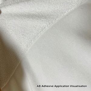 Tela de poliéster doble silenciosa para ropa suave de bebé y madre, ecológica y funcional, con autoadhesivo. - Product Image 4