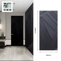 Panel Acústico Decorativo de Madera Ignífugo 3D, Revestimiento de Pared y Techo de Madera Lineal