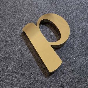 Lettres en acier inoxydable et métal doré, 500 pièces, petites dimensions, collées <span class=keywords><strong>au</strong></span> <span class=keywords><strong>mur</strong></span> - Product Image 4