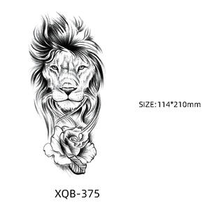 Adesivi per tatuaggio a braccio intero piccoli tatuaggi <span class=keywords><strong>di</strong></span> tigre e leone grandi modelli <span class=keywords><strong>di</strong></span> animali adesivi impermeabili per tatuaggio con braccio floreale - Product Image 5