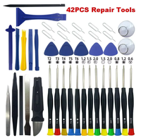 Kit de réparation de téléphone portable 42 en 1, ensemble de démontage et de réparation pour iPhone, tournevis combinés, kit de démontage multifonction