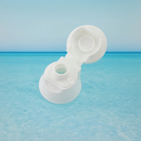 Vente en gros de tubes en plastique cosmétiques personnalisés de 120g en impression d'estampage bleu avec capuchon à rabat pour dentifrice