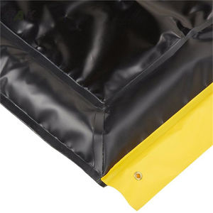 4M X 15M Geel 22 Oz. Vcp Materiaal Mini Eend Vijver Flexibele Foam Muur Olie Barrière Spill Containment Berm - Product Image 3