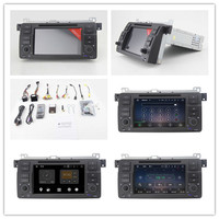 Unidad Principal con Pantalla Táctil PX6, 4 GB de RAM, 64 GB de ROM, Sistema Multimedia Android para Automóvil, para BMW Serie 3 E46 M3 con Sistema de Navegación GPS y DVD