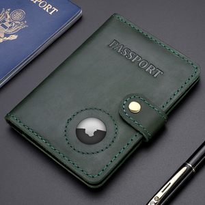 <span class=keywords><strong>Porte</strong></span>-passeport de luxe tendance en cuir PU personnalisé avec fente pour AirTag, anti-RFID, pour voyage - Product Image 4