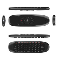 Mini Mouse Inalámbrico 2.4GHz C120 con Teclado, Control Remoto USB, Compatible con Android/Windows/Mac/Linux