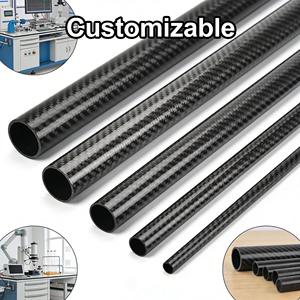 Tubo de Fibra de Carbono de Alta Calidad para Componentes de Vehículos Aéreos No Tripulados - Product Image 3