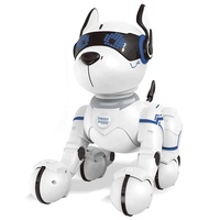 Mini Robot RC Inteligente A118, Robot de Acrobacias RC Programable que Canta y Baila, Juguete de Perro Robot para Niños