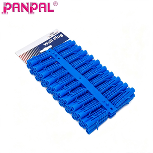 Cheville murale universelle en plastique PE colorée, 100 ou 80 pièces, 5mm, 6mm, 8mm, 10mm, cheville d'expansion pour vis - Product Image 1