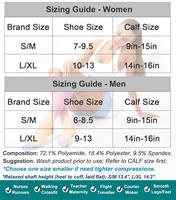Chaussettes de compression tricotées pour femmes et hommes 20-30 mmHg, soutien de la circulation, chaussettes mi-hautes