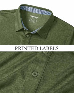 T-shirt de sport pour homme avec logo personnalisé, polos de golf personnalisés de haute qualité ZML - Product Image 6