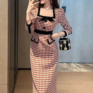 2025 New Design - Designer Ladies Straight Dress - Midi Length