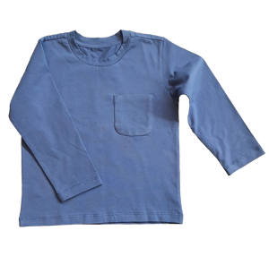 Camiseta con bolsillo frontal Estilo informal de fiesta Manga completa redonda Nick School Home Talla 6 años Niño - Product Image 1