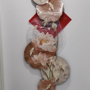 Mural de Pared Luminoso con Diseño Art Deco de Pez con Reloj, Pintura Acrílica con Luz LED, Impresión UV, para Sala de Estar - Product Image 6