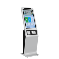 Terminal de point de vente à écran tactile SDK au sol/mural pour le paiement en libre-service Kiosques tactiles de commande de nourriture pour restaurant KFC McDonald
