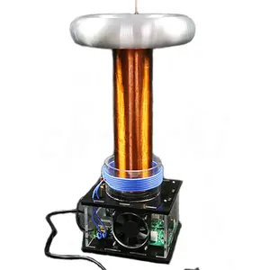 Large solid state Tesla coil DIY kit light arc extinguishing high power artificial lightning arc generator 30cm arc