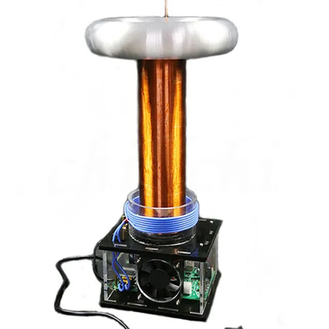 Large Solid State Tesla Coil DIY Kit Light Arc Extinguishing High Power Artificial lightning Arc Generator 30cm Arc