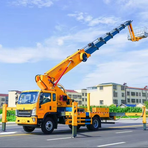 Camión <span class=keywords><strong>con</strong></span> Plataforma Elevadora Aérea Sinotruk HOWO <span class=keywords><strong>con</strong></span> Cabina <span class=keywords><strong>con</strong></span> Espacio para Dormir, Pluma de 7 Secciones y <span class=keywords><strong>Canasta</strong></span> de Trabajo, en Venta a Precio de Fábrica Competitivo - Product Image 1