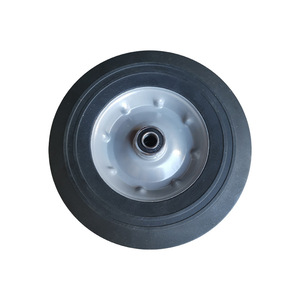 ล้อพลาสติกสีเทาแบบมีกาวในตัว ขนาด 10*2.5 นิ้ว สำหรับรถเข็น - Product Image 4