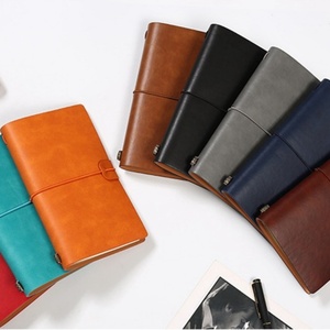 For Boshiho Retro <b>A5</b> Notebook Fashion Printed Style Travel Diary with Pu Leather Journal Lined Pages for Men & Women - Product Image 2