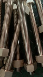 M12 * 50 mé<span class=keywords><strong>t</strong></span> thép không gỉ 304 Threaded Rod Stud Bolt với hai loại hạ<span class=keywords><strong>t</strong></span> - Product Image 3