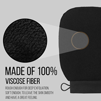 Offre Spéciale 150D Simple Viscose Bain Exfoliant Épurateur Rayonne Gant De Bain Marocain Kessa Gant Maroc Gant De Bain