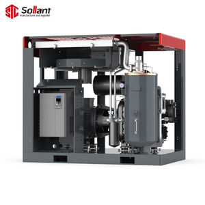 ضاغط هواء Sollant من مرحلتين 160kw 200hp ضاغط هواء لولبي من الشركة المصنعة لأسعار - Product Image 6