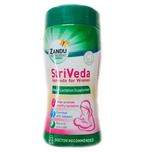 Produk Herbal India Zandu StriVeda Satavari Suplemen Laktasi 210 Gm-Tablet Herbal-Tablet Ayurvedic