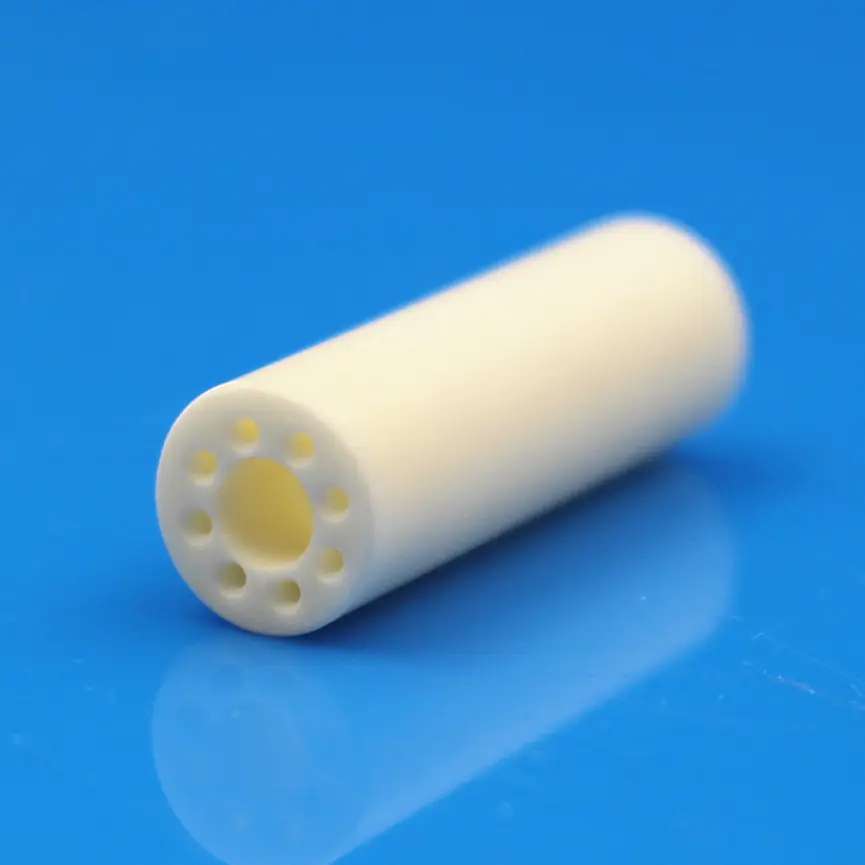 Innovacera tubo de proteção térmico al2o3, bom resistente ao choque, alumínio