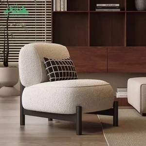 Fauteuil d'appoint moderne Wayon avec <span class=keywords><strong>base</strong></span> en métal, housse de coussin, matériau de rembourrage protecteur - Product Image 5
