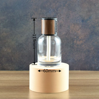 Rafraîchisseur d'air vide 100 ml 150 ml Bouteille en verre Diffuseur de voiture suspendu Bouteille d'aromathérapie