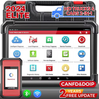 LAUNCH X431 PRO3S + Smartlink HD Herramienta de Diagnóstico para Automóviles y Camiones de 12V/24V, Lector de Códigos OBD OBD2, Escáner de Diagnóstico Completo del Sistema