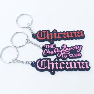 Custom Made 2D/3D <b>Anime</b> Soft Pvc <b>Keychain</b> Make Rubber Key Chain Your Logo Keyring with Chain - Product Image 1