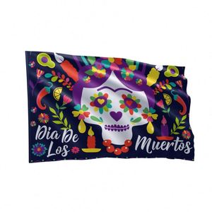 Drapeau décoratif en polyester 3x5 pieds sur le thème des festivals, anti-plis, design durable, impression numérique haute définition pour Halloween - Product Image 6