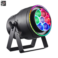 Éclairage de scène DMX, bande LED, projecteurs DJ, projecteurs Wash, 7 pièces, 40W RGBW, effet de focalisation multifonctionnel, lumière disco Bee Eye