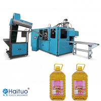 Machine professionnelle automatique de fabrication de bouteilles PET avec PLC, moteur de pompe haute productivité pour fût d'huile comestible de 20 L et grand bidon d'eau