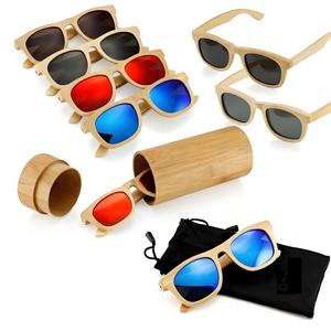 <span class=keywords><strong>Gafas</strong></span> de Sol al por Mayor, Lentes Polarizadas con Logotipo Personalizado, Hechas a Mano con Madera Natural de Bambú, con Estuche - Product Image 6