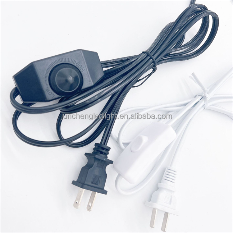 1.8M Extension Cord With Dimmer EU Plug For Table Lamp Switch