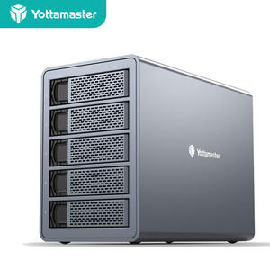 Yottamaster <span class=keywords><strong>5</strong></span> baies <span class=keywords><strong>RAID</strong></span> 2.<span class=keywords><strong>5</strong></span>\" 3.<span class=keywords><strong>5</strong></span>\" SATA HDD SSD Boîtier de stockage Station d'accueil Disque dur externe pour serveur <span class=keywords><strong>NAS</strong></span> - Product Image 1