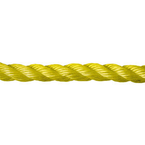 Bobine de corde torsadée en polypropylène jaune, 3 brins, 4 brins, corde torsadée en polypropylène mono, corde torsadée en polypropylène Danline pour la marine, le jardinage quotidien - Product Image 2